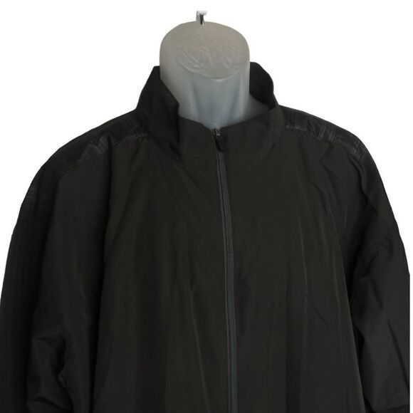 Tommy Armour Golf Jacket Men's XXL Long Sleeve Full Zip Black Windbreaker Jacket - Picture 4 of 13